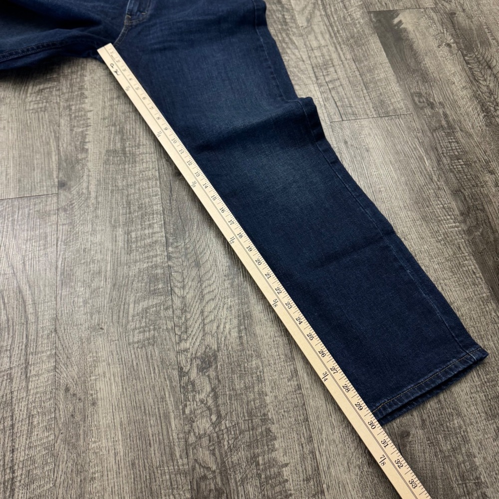 NEW Levi's 505 Mens Regular Fit Stretch Jeans Blue Denim Straight Leg Sz 34x3 - Picture 4 of 8